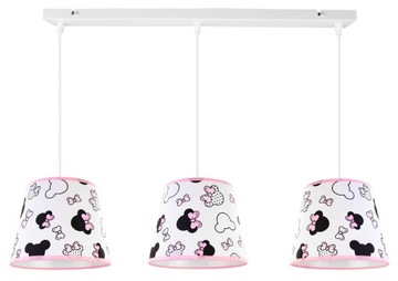 LAMPA WISZĄCA SUFITOWA LOFT DZIECIĘCA ABAŻUR LED