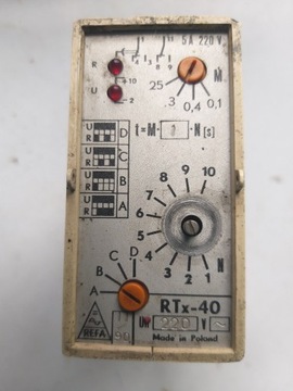 PRZEKAŹNIK CZASOWY RTx-40