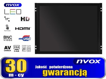 Monitor 17 cali dotykowy open frame LED VGA HDMI