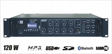 Wzmacniacz RH Sound radiowęzłowy ST-2120BC 100V