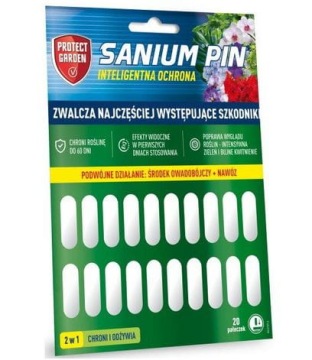 Таблетки инсектицидные Protect Garden Sanium Pin 20 шт. Срок действия: 01.10.2026.