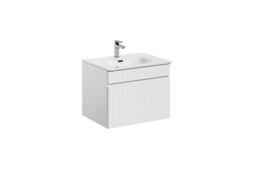 SZAFKA ŁAZIENKOWA Z UMYWALKĄ 60 CM ICONIC BIAŁA