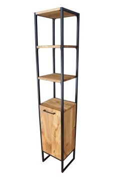 DREWNIANA SZAFKA INDUSTRIAL LOFT LITY DĄB 180 CM