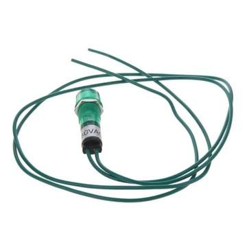 3X NEON INDIKÁTOR OVLÁDAČ SVĚTLO ZELENÉ AC 220V W PXCL