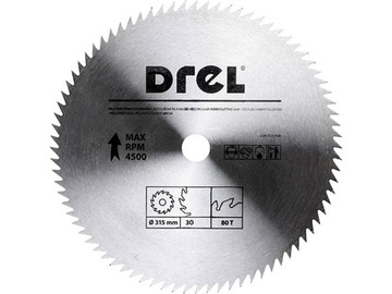 PIŁA TARCZOWA CV DO DREWNA 315mm 80T OTWÓR 30mm