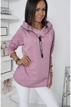 СТИЛЬНАЯ СВОБОДНАЯ ТОЛСТОВКА С КАПЮШОНОМ/СТИЛЬ ALEX! ВЗ.10