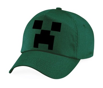 CZAPKA Z DASZKIEM MINECRAFT CREEPER PREZENT urodziny DLA GRACZA