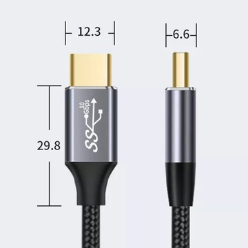 КАБЕЛЬ ДЛЯ БЫСТРОЙ ЗАРЯДКИ USB-C НА USB-C 3.1 УГОЛ WW331320 2 м