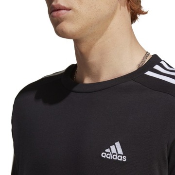 Koszulka męska Adidas Essentials Single Jersey 3-Stripes Tee IC9334 r.M