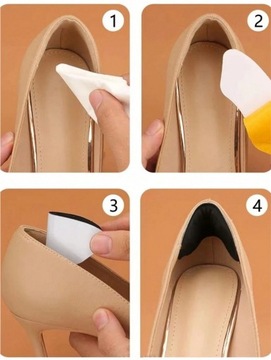 ZAPIĘTKI PIANKOWE DO ZA DUŻYCH BUTÓW OCHRONNE WKLEJANE WKŁADKI NA OBTARCIA