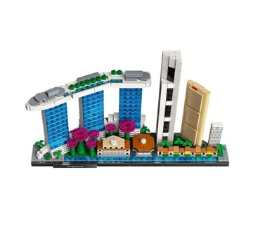 KLOCKI LEGO Architecture 21057 Singapur + KUBEK + ŚNIADANIÓWKA!