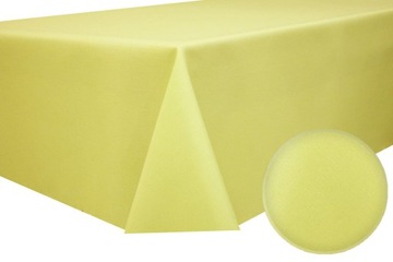 Jasny żółty obrus jednolity 120/200 cm trwały