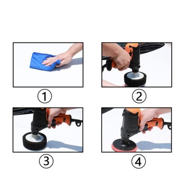 ЭЛЕКТРОПОЛИРОВКА ДЛЯ АВТОМОБИЛЕЙ 6-СКОРОСТНАЯ 980ВТ