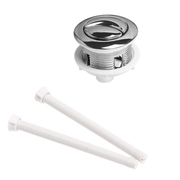PRZYCISK SPŁUCZKI DO ZBIORNIKA WODY TOALETOWEJ 114MM SREBRNY