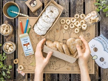 Контейнер, форма, тарелка для сладостей Woodland x6