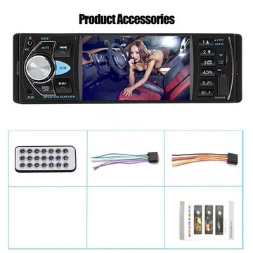 Tylko styl radia samochodowego Radio samochodowe 1din stereo mp5 mp3 blueto
