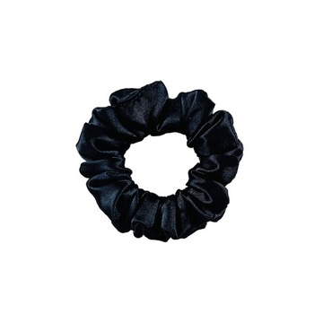 Gumka do włosów satynowa MINI scrunchie Granat
