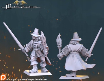 Команда охотников на ведьм - Миниатюры Магори - 3D-печать