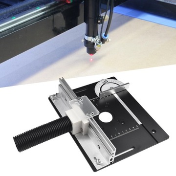 PROFESJONAL ALUMINIOWA PŁYTA STOŁU FREZARKI PROWADNICĄ UKOŚNĄ PŁOTEM 200MM