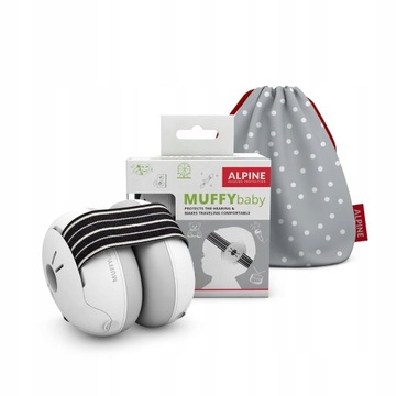 Ochronniki słuchu Alpine Muffy Kids biały
