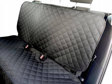 podwójna MATA OCHRONNA pod fotelik samochodowy OSŁONA TYŁU siedzenia fotela