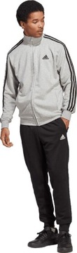 DRES MĘSKI ADIDAS BASIC 3-STRIPES FRENCH TERRY SZARO-CZARNY IC6748 r L