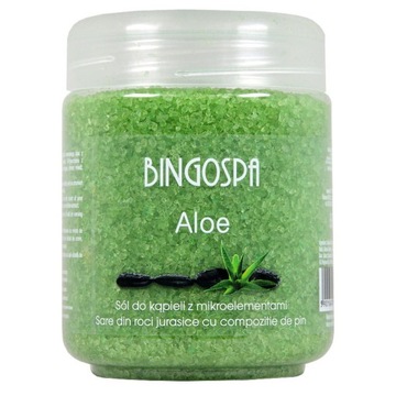 BINGOSPA - Sól do kąpieli z aloesem - 550g
