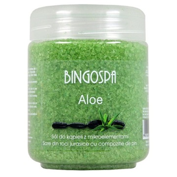 BINGOSPA - Sól do kąpieli z aloesem - 550g