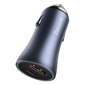 АВТОМОБИЛЬНОЕ ЗАРЯДНОЕ УСТРОЙСТВО BASEUS USB-A БЛОК ПИТАНИЯ USB-C 40 Вт С КАБЕЛЕМ МОЛНИИ ДЛИНОЙ 1 М