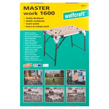 Рабочий стол Master Work 1600, Wolfcraft