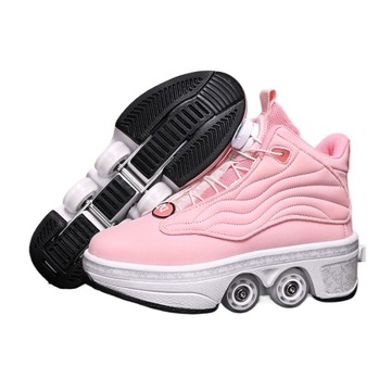 Новые 4-колесные туфли для скейтбординга, модный роликовый паркур - Акция!