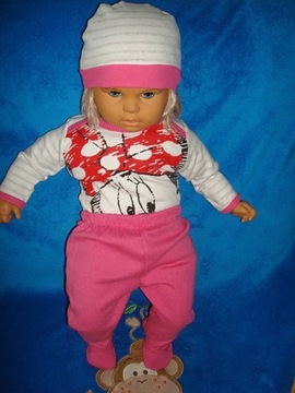 BODY+SPODNIE+CZAPECZKA SUPER KOMPLET KOLORY ROZ.62