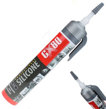 CX-80 Высокотемпературный силикон 210г черный