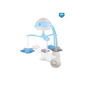 ЭЛЕКТРИЧЕСКАЯ КАРУСЕЛЬ С ПРОЕКТОРОМ И МУЗЫКАЛЬНОЙ ШКАТУЛКОЙ