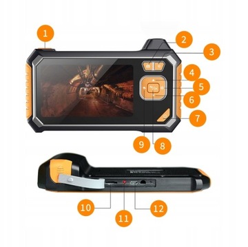 ЭНДОСКОПНАЯ ИНСПЕКЦИОННАЯ КАМЕРА 5М ЖК-ДИСПЛЕЙ