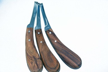 НОЖ ДВУХСТОРОННИЙ ДЛЯ НЕРЖАВЕЮЩИХ КОПЫТ И КОРРЕКЦИИ ОБРУЧКОВ