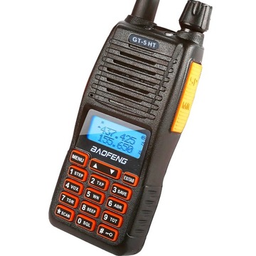 Krótkofalówka Baofeng GT-5 HT 8W POWER dual radio walkie talkie UHF VHF MOC