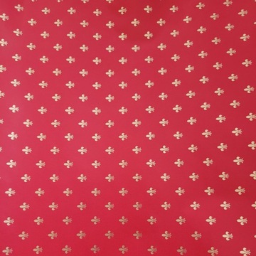Papier świąteczny do pakowania 57cmx2m 2m476 czer