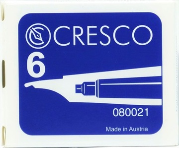 Cresco Naboje do pióra krótkie niebieskie