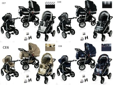 Детские коляски Krasnal CORAL 3в1 новый цвет + в подарок