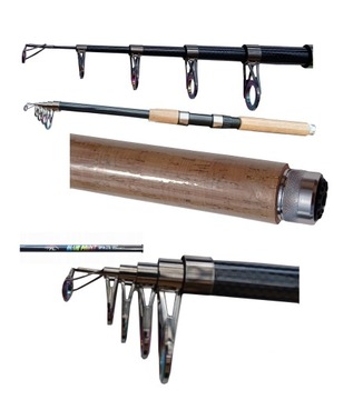 Wędka teleskopowa360cm grunt 60-120g spławik korek