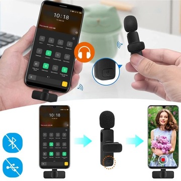 БЕСПРОВОДНОЙ МИКРОФОН ДЛЯ IPHONE/USB-C