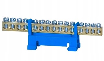 Полоса защитная 15-мод. низкая 15х16мм2 синяя.