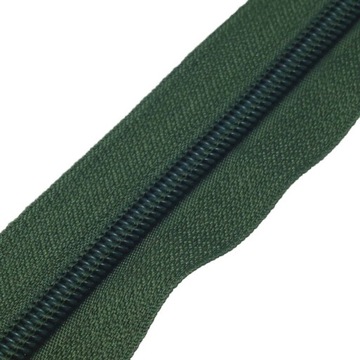 TAŚMA SUWAKOWA zamek khaki kolor 305 1 METR