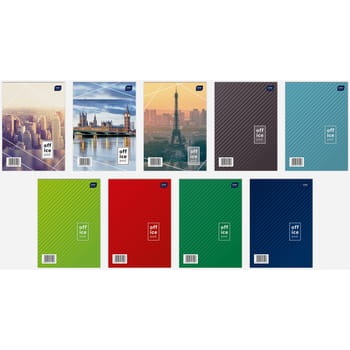 Блокнот офисный, блокнот А6, 100 листов, сетка, Интерпринт