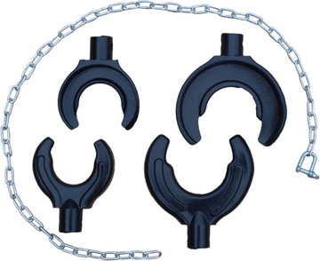 СЪЕМНИК ДИСКОВОЙ ПРУЖИНЫ 1Т ГИДРАВЛИЧЕСКИЙ - БОЛЬШОЙ ПРОЧНЫЙ - СМЕННЫЕ АДАПТЕРЫ