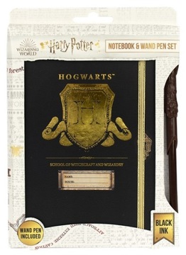 NOTES ZESZYT A5 i DŁUGOPIS RÓŻDŻKA HARRY POTTER / Prezent Oryginalny