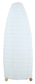 Papierowa lampa stołowa biała E14 PAPIRUS CANDELUX