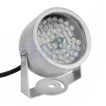 Lampa doświetlacz podczerwieni IR 30m + zasilacz