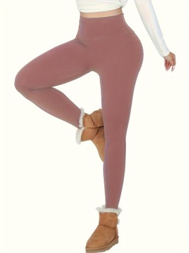 Женские теплые узкие брюки, зимние толстые брюки для йоги.XS-XXL
